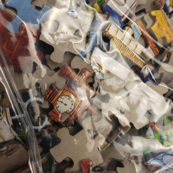 Master Pieces 1000pc Waldens Manor House 26x19 Inside Out Pre-Owned - Picture 5 of 13